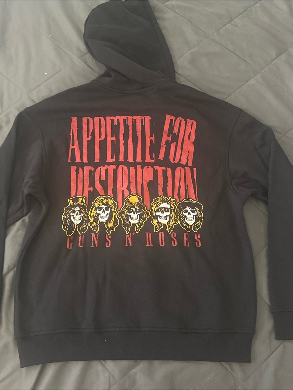 Guns N' Roses 'Appetite for Destruction' men med Black Hoodie NWT